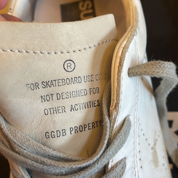 GOLDEN GOOSE White Perforated Superstar Sneakers 41 - Picture 5 of 11